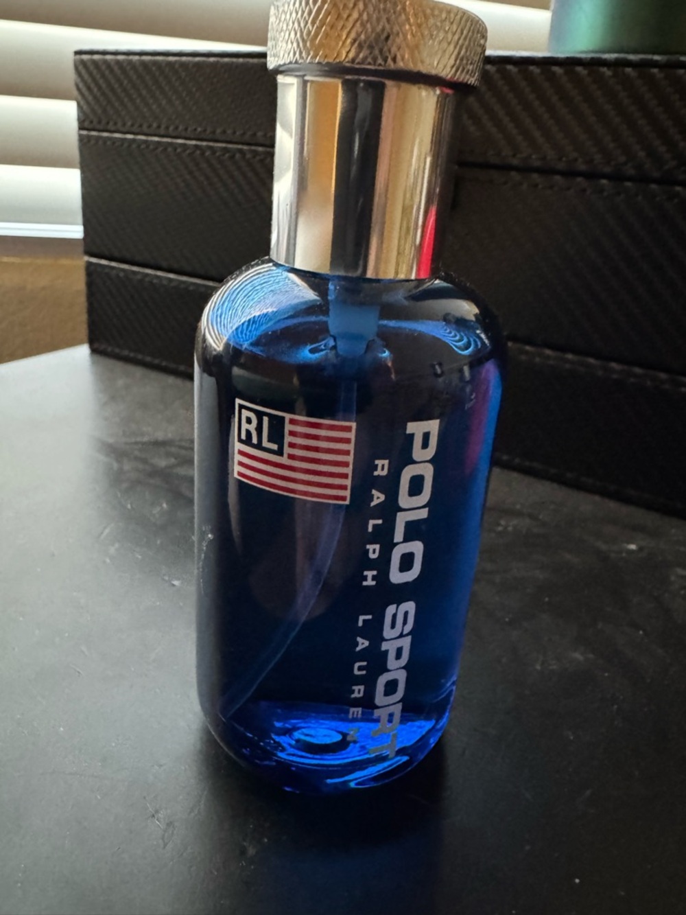 Ralph Lauren Polo Sport Blue & Silver Cologne Bottle 2.5 oz 75ml